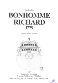 Boudriot Jean. Bonhomme Richard, 1779